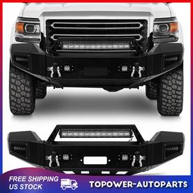 Tr171147s01 Topower For 2015-2019 Gmc Sierra 2500 3500 Front Bumper Car Fender With Led Lights