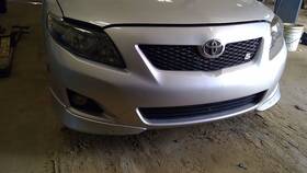 105-50389a Toyota Front Bumper With Spoiler Fog Lamps Fits 09-10 Corolla 10306867