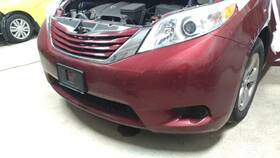 105-50623h Toyota Front Bumper Without Park Assist Base Fits 16-17 Sienna 7949548