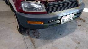 105-58563b Toyota Front Bumper With Fender Flare Fits 97 Rav4 3763945