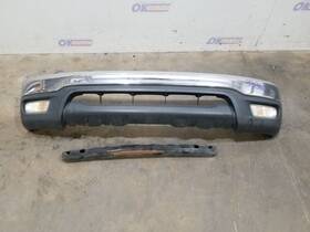 105-58817c Toyota 04 2004 Tacoma Sr5 Front Bumper Chrome With Fog Lamps And Rebar