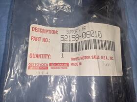 52158-06010 Toyota 2007-2011 Camry Hybrid Le Se Xle 4 6 Lh Rr Bmpr Side Support