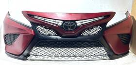 81482-06180 Toyota 18-20 Camry Xse Front Bumper Cover And Grille Molding Emblem Oem 3t3 Red