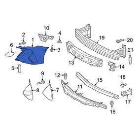 5245347030 Toyota Oe For Prius Prime 2017-2022 Rear Lower Bumper Cover