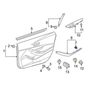 9046705172 Toyota Oe For Tacoma 2016-2023 Bumper Cover Retainer