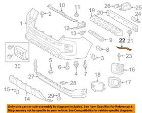 5213804040 Toyota Oem 16-23 Tacoma Bumper Components-impact Bar Reinforcement