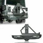 Qp.bxg-114 Trail Rear Bumper With Tire Carrier Hitch Receiver Fit 2007-2018 Jeep Wrangler Jk