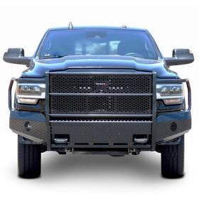 Fx3030 Trailfx For Ram 2500 19-24 Bumper Treadplate Full Width Black Powder Coated Front Hd