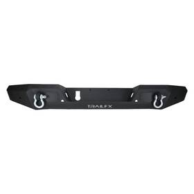 Jl013t Trailfx For Jeep Gladiator 20-24 Full Width Black Powder Coated Rear Hd Bumper