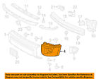 521130c050 Tundra Toyota Oem Left Front Cap 2014 Bumper-