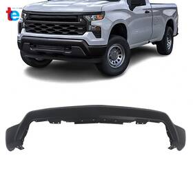 Tr53156 Turitrade Steel Without Sensor Holes For Chevy Silverado 1500 22-23 Blk Front Bumper Face Bar