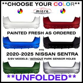850226lb0j Tyg New Rear Bumper For 2020-2025 Sentra S/sv Painted Choose Your Color Ni1100337