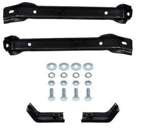 110925 United Pacific Front Bumper Bracket Kit 1967-1970 Chevy And Gmc 2wd Trucks