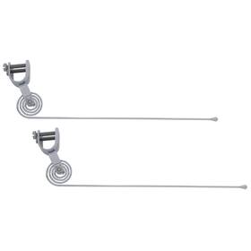 70200 United Pacific Chrome Vintage Curb Feelers 2 Pk
