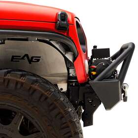 Jjlfb034-jtura Urautoparts Eag Stubby Front Bumper With Winch Mount Plate Fit For 20-22 Jeep Gladiator Jt