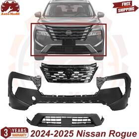 8aptgc858 Uselitecarparts Front Bumper Cover And Grille Assembly For 2024-2025 Nissan Rogue