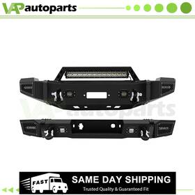 Ic839757-vap01l Vap-autoparts For 2011-2014 Chevy Silverado 2500 3500 Front And Rear Bumper Built-in Led Lights