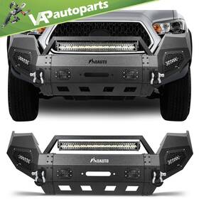 Va126626p01 Vap-autoparts For 2016-2020 Toyota Tacoma Front Bumper Assembly With D-ring Winch Seat Led Light