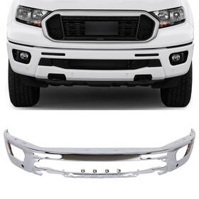 Va129151p01 Vap-autoparts Steel For 2019 2020 2021-2023 Ford Ranger Kb3z17757b Chrome Front Bumper