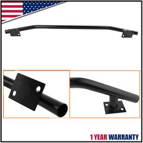 Fzg001-bk-bhw Vehito Front Crash Bash Bumper Replacement Beam Bar Hatch For 92-95 Honda Civic Eg