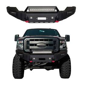 144w Vijay 758990342654 Steel Front Bumper Fits 2011-2016 Ford F250/f350/f450/f550 With Light Bar