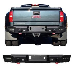 Si25-hg01-gmc Vijay 760472738558 Rear Bumper For 2015-2019 Gmc Sierra 2500hd/3500hd And Chevrolet Silverado