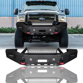 Vijay 763433277561 For 2005-2007 Ford F250/f350&excursion Used Front Bumper With Winch Plate&