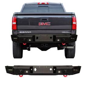Gmc15-hg01-zs2 Vijay 769361086381 Rear Bumper Fits 2014-2018 Chevrolet Silverado 1500 And Gmc Sierra