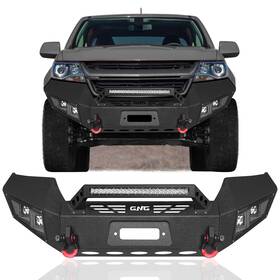 Co-f01 Vijay Fits 2015-2022 Chevrolet Colorado Front Bumper With Winch Plate &lights