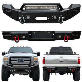 Vijay F250-qg01-hg03-m1 Front And Rear Bumper Fits 2011-2016 Ford F250/f350/f450 Super Duty