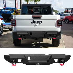 Jt-hg04 Vijay For 2020-2025 Jeep Gladiator Jt Steel Rear Bumper With License Plate Light