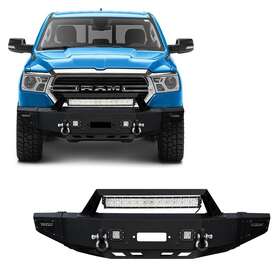 Ram-qg02-a Vijay Front Bumper With Light And Winch Seat For 2019-2023 Dodge Ram 1500 Ram-qg02-a Vijay Front Bumper With Light And Winch Seat For 2019-2023 Dodge Ram 1500
