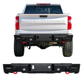 Si15-hg03-a Vijay Rear Bumper Fits 2019-2023 Chevrolet Silverado 1500 And Gmc Sierra