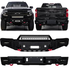Si15-qg05-hg03 Vijay Used For 2019-2021 Silverado 1500 Front And Rear Bumper With D-rings Light