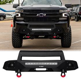Si15-qg06-l1 Vijay Resale-fits 2019-2022 Chevrolet Silverado 1500 Front Bumper With Winch Plate