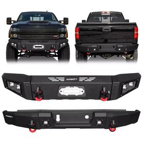 Si25-f01-r01-w Vijay For 2015-2019 Chevrolet Silverado 2500/3500 Front Bumper/rear Bumper With D-ring