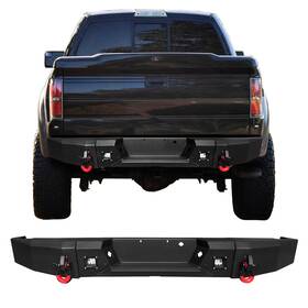 Svt-f01-r01-l Vijay Steel Front/rear Bumper For 2009-2014 Ford F150 Raptor With Winch Plate Lights