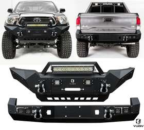 Ta-qg01-hg01 Vijay For 2005-2015 Toyota Tacoma New Front/rear Bumper With Winch Plate&led Lights Ta-qg01-hg01 Vijay For 2005-2015 Toyota Tacoma New Front/rear Bumper With Winch Plate&led Lights