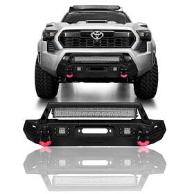 Ta-qg04-hg05 Vijay For 2024-2025 Toyota Tacoma Steel Front/rear Bumper With Winch Plate&light