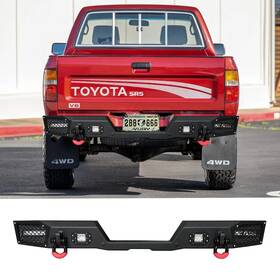 To-hg01-a Vijay Steel Rear Bumper For 1989-1995 Toyota Pickup With Led Light And Sensor Hole