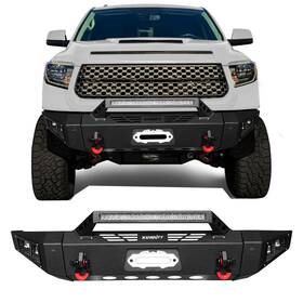 Tu-f02-c Vijay Steel Front Bumper For 2014-2021 Toyota Tundra With Long Headlight