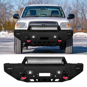 Tu-qg04-yc Vijay Used For 2000-2006 Toyota Tundra Front Bumper With Winch Plate&led Lights