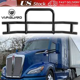 Ir60y750 Vimguard Front Deer Guard Bumper Black For Kenworth T660/t680 2008-2021 With Bracket Kits