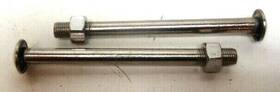 A-17834-ss Vintique Ford Model A Stainless Steel Bumper End Bolts - Set Of Two 1928-1931