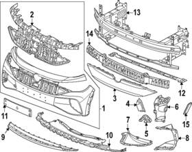 11k-807-883 Volkswagen Genuine Side Reinforced