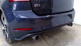 190-10195b Volkswagen Rear Bumper Assm Blue Ld5g Fits 2018-2019 Vw Golf Gti Hatchback