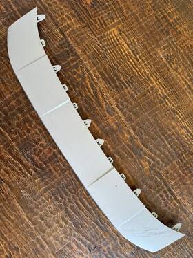 3cm.807.532 Volkswagen 3cm807532 3cm.807.532. Oem 2020 2021 2022 Atlas Front Bumper Lower Silver Valance 3cm807532a