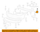 5k0807248g Volkswagen Golf 10-13 Front Bumper-insert Oem Vw