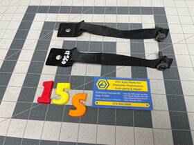 31299424 Volvo 11-18 S60 V60 Front Bumper Reinforcement Impact Bar Strap Pair Oem