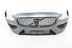 31455621 Volvo 39796237 2019 - 2021 S60 Front Bumper Cover Panel With Grille Oem Gray 714